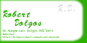 robert dolgos business card